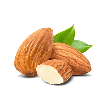 Zdjęcie migdałów.