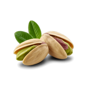 Zdjęcie dwóch pistacji.