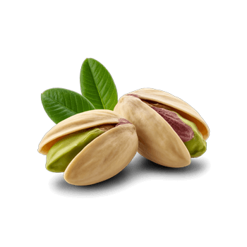 Zdjęcie dwóch pistacji.